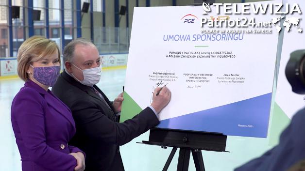 [VIDEO] Polskie łyżwiarstwo przeżywa renesans. Sponsoring PGE pomoże w rozbudowie bazy szkoleniowej i szukaniu młodych sportowych talentów